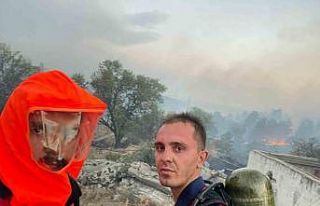 Kamp alanındaki yangın büyüdü, ÖSO’nun eğitim...