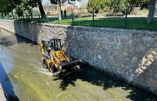 Kanal temizlenerek kötü koku ve pis görünümünden...