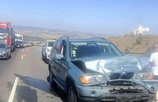 Karabük’te zincirleme trafik kazası: 2 yaralı