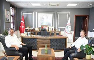 Kaymakam Yamlı’ya teşekkür ve veda ziyareti