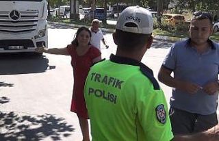 Kaza sonrası gözyaşlarına boğuldu