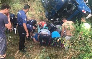 Kazada kalbi duran tır sürücüsü yapılan kalp...