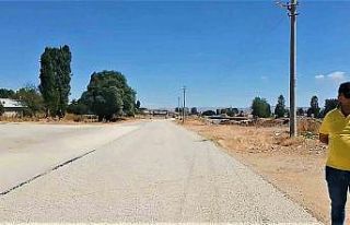 Kazaların sürekli yaşandığı yol için çözüm...