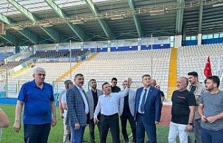 Kazım Karabekir Stadında inceleme yaptılar