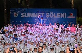 Kepez’den 480 çocuğa sünnet düğünü