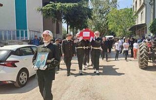 Kıbrıs Gazisi Mustafa Uçak son yolculuğuna uğurlandı