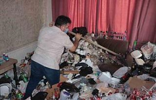 Kiracı gitti, çöp ev kaldı