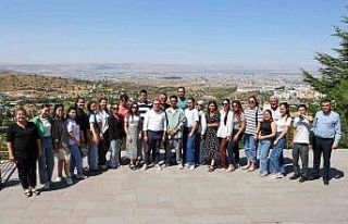 Kırgız öğrencilerden Hacılar’a ziyaret