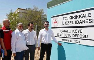 Kırıkkale’de yeni su depoları faaliyete geçirildi