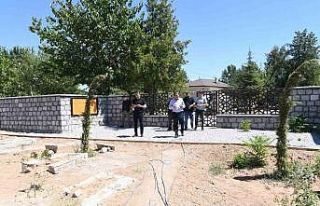 Kırk kardeşler şehitliğinde restorasyon çalışmaları...