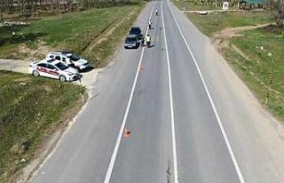 Kırklareli’nde jandarmadan dron destekli trafik...