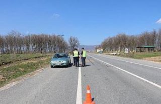Kırklareli’nde jandarmadan trafik denetimleri