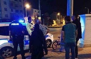 Kırmızı ışığa rağmen sürat yaptığı iddia...