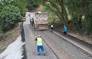 Kızderbent-Yalova Aktoprak bağlantısına asfalt