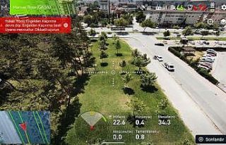 Kocasinan Belediyesi Drone ile Açık Alanları İlaçlıyor