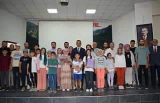 Kur’an kursu öğrencilerine bilgi yarışması...