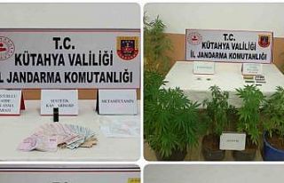 Kütahya’da 20 uyuşturucu operasyonunda 22 şüpheli...