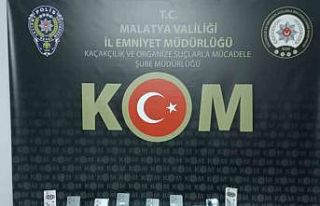 Malatya polisinden kaçak alkol ve sigara operasyonu