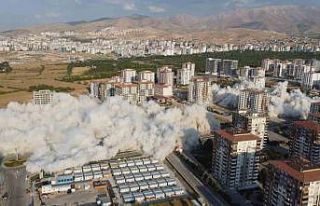 Malatya’da 350 dairenin bulunduğu 7 blok patlayıcı...