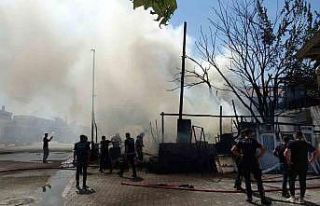 Malatya’da korkutan yangın