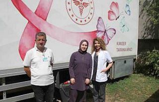 Malazgirt’te “mobil kanser tarama aracı” hizmet...