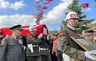 Manisalı şehide hüzünlü veda