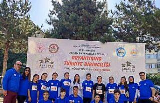 Manisalı sporcular, Oryantiring Türkiye Şampiyonası’na...