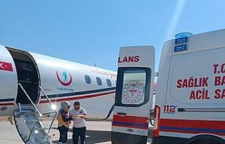 Mardin’den ambulans uçak 3 günlük Gülistan bebek...