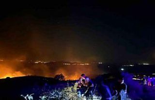 Marmara Adası’nda yangın