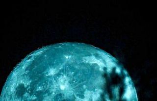 Mavi ay Muğla’da renkli görüntülere sahne oldu