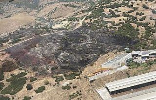 Menemen’deki yangın kontrol altında