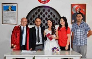 Menteşe’de ilk 7 ayda 407 nikah kıyıldı