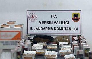 Mersin’de gümrük kaçağı makaron ve tütün...