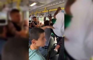 Metrobüste yer verme tartışması ‘uçan tekmeli’...