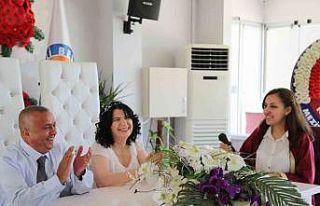 Mezitli Belediyesi nikah memurluğu yoğun ilgi görüyor
