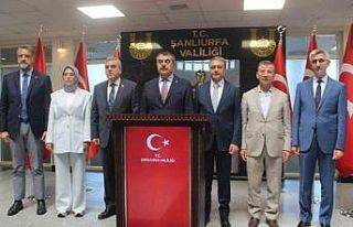 Milli Eğitim Bakanı Yusuf Tekin Şanlıurfa’da