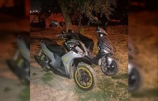 Motosiklet hırsızı yakayı ele verdi