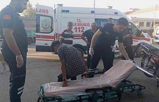 Motosiklet ile kamyonet çarpıştı