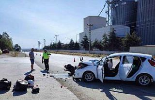 Motosiklet sürücüsünün hayatını kaybettiği...