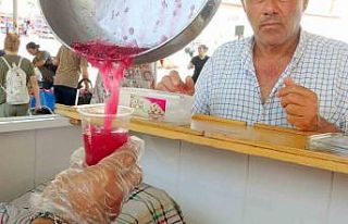 Muğla’da sıcaklara kar helvası ile çözüm