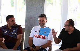 Nenad Bjelica Trabzonspor akademisi ile bir araya...