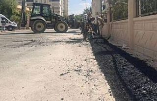 Nusaybin’de asfalt-yama çalışmaları başladı