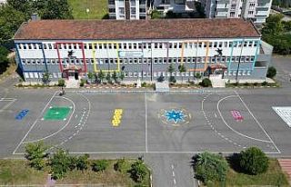 Okul bahçelerine estetik dokunuş