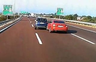 Otobanda tehlikeli kovalamaca