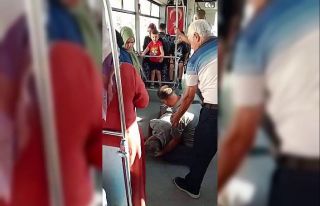 Otobüs şoförü saniyelerle yarıştı, fenalaşan...