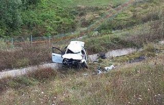 Otomobil baba ve 2 oğluna mezar oldu