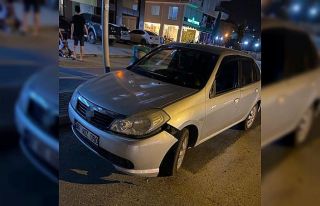 Otomobil ile motosiklet çarpıştı: 1 yaralı