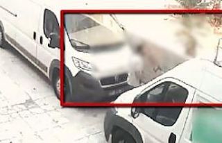 Park halindeki araçtan hırsızlık yapan şahıs...