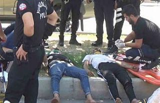 Polisin ‘dur’ ihtarına uymadılar kaza yaptılar