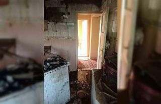 Prize takılı unutulan fırın, evi kullanılamaz...